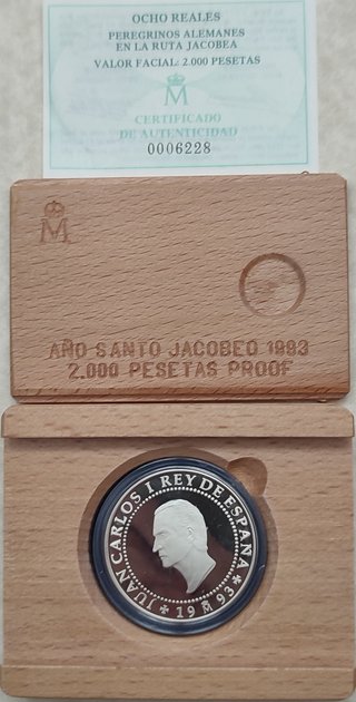 Colección Monedas Plata Año Santo Jacobeo 1993