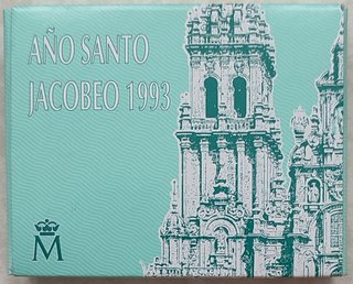 Colección Monedas Plata Año Santo Jacobeo 1993
