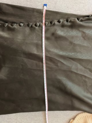 Vestido Zara verde oliva con botones Nuevo