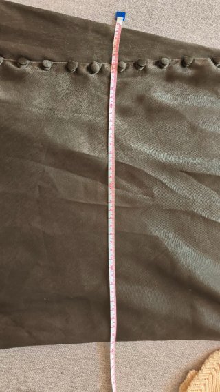 Vestido Zara verde oliva con botones Nuevo