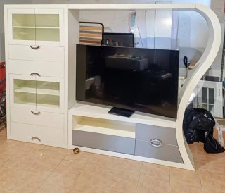 Mueble de salón modular vitrina