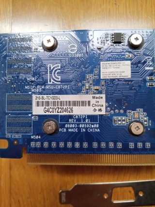 Tarjeta Gráfica ASUS GT 210 1GB