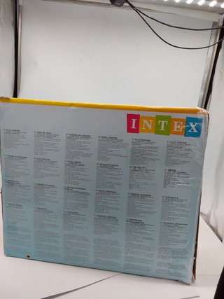 INTEX 56137 Piscina Gonfiabile per Bambini, Giochi Cono Arcobaleno con Scivolo, per Bambini Oltre 2 Anni, Capacità 168206 Litri