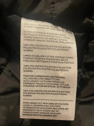 Chaqueta C&A impermeable