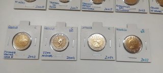 Lote monedas 2€ conmemorativas