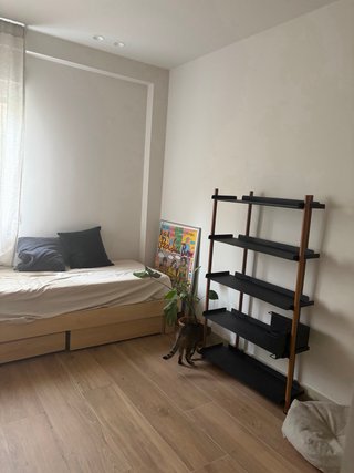 Estantería Kave Home Madera y Metal Negra