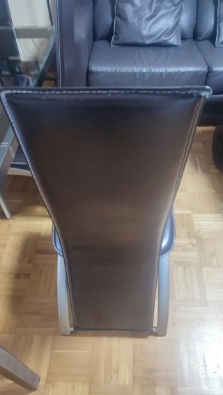 Mesa cristal templado, regalo las 6 sillas