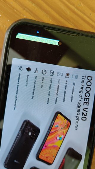 Doogee V20 con funda