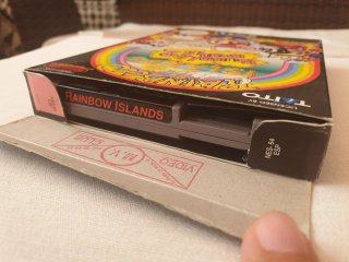 Rainbow Islands Nintendo NES Taito completo pal B