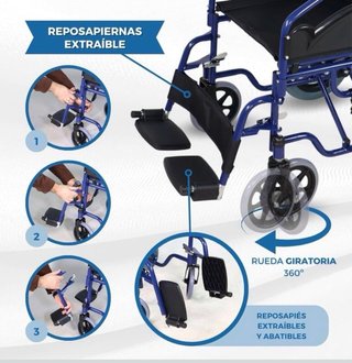 Mobiclinic, Silla de ruedas plegable