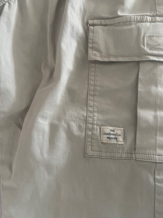 Pantalón Cargo Scalpers Niño Talla 16 Beige Nuevo