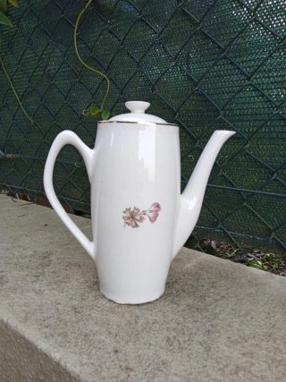 Cafetera/Tetera Vintage Flores Rosas