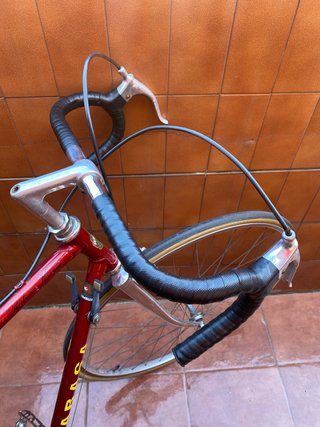 Bicicleta carera Clásica Rabasa Derbi Roja