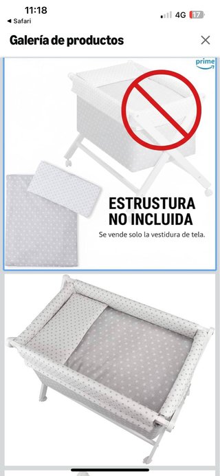 Funda para moisés de bebé con estrellas