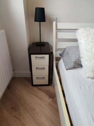 Dormitorio Matrimonio Blanco y wengué (bajo precio