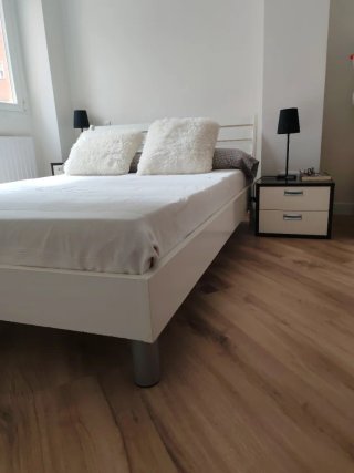 Dormitorio Matrimonio Blanco y wengué (bajo precio