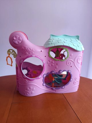 Casa de juguete Littlest Pet Shop rosa