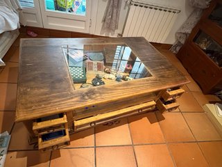 Mesa mexicana madera 10 cajones
