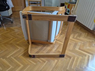 Sillón POÄNG Ikea Madera Blanco con reposapies