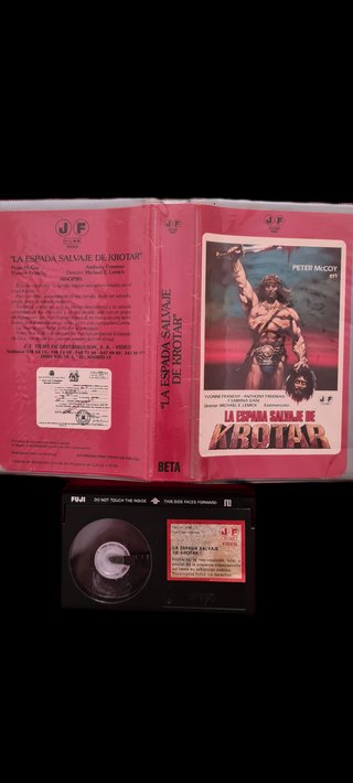 La Espada Salvaje de Krotar VHS (Español)