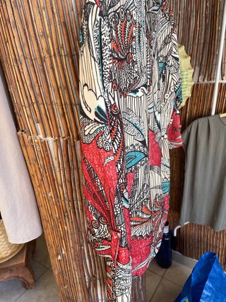 Blazer estampado mujer