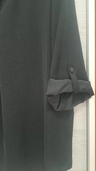 Camisa negra Cortefiel mujer talla M