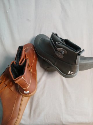 Botines invierno forrados marrones, se quitan y se