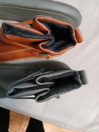 Botines invierno forrados marrones, se quitan y se
