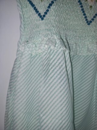 Camisón Vintage artesanal Talla S Nido Abeja