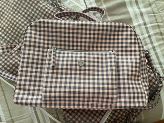 Conjunto bolso y saco Pasito a Pasito cuadros