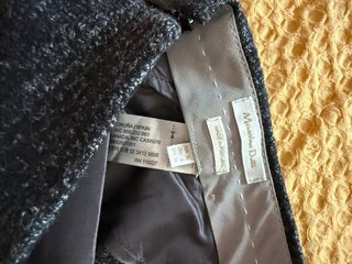 Pantalones de lana Massimo Dutti grises