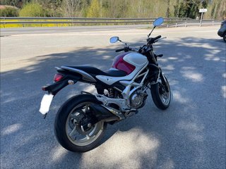 Suzuki Gladius 650 Naked Blanca/Burdeos