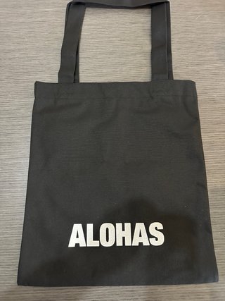 Borsa tote bag nera Alohas