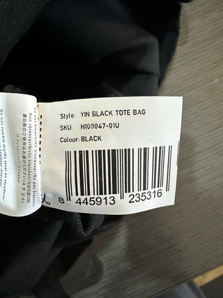 Borsa tote bag nera Alohas