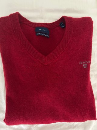 Jersey GANT Lana Extra Fina Rojo