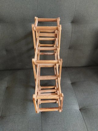 Botellero de Madera Plegable