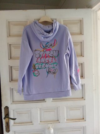 Sudadera Morada Stitch Talla 12/13 158cm
