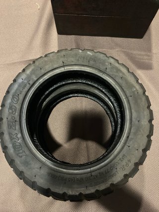 2 Neumáticos 10x2.50 + Cámara Patinete Eléctrico