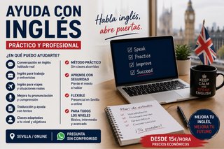 AYUDA CON INGLÉS – CONVERSACIÓN Y APOYO