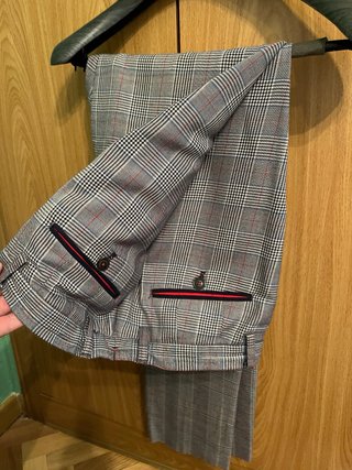 Traje El Ganso Talla M Cuadros