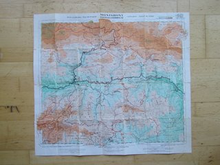 Mapa Montgrony Prepirineo Catalán