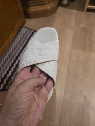 Sandalias plataforma blancas Talla 39
