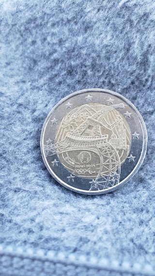 Moneda 2 euro 2024 Olimpiada Francia
