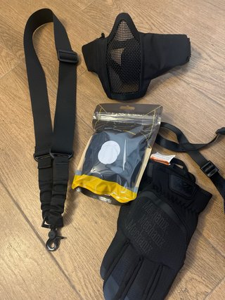 Casco Táctico Airsoft + Accesorios