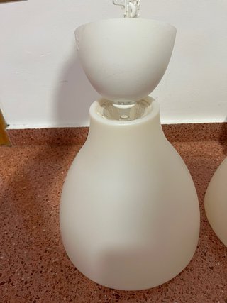 Lámparas colgantes blancas (3 unidades)