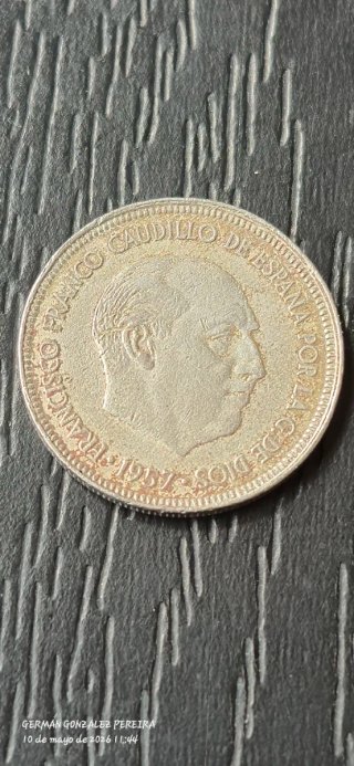 Moneda 5 Pesetas 1957