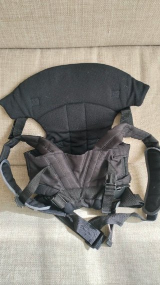 Mochila portabebés Babidéal negra