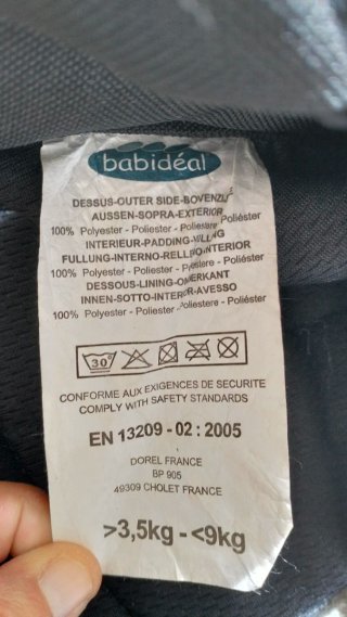 Mochila portabebés Babidéal negra