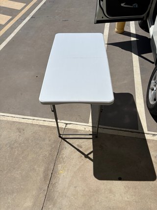 Mesa Plegable The HomeWeeks 120x60x74 cm