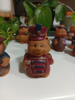 Colección 21 osos de barro,ideales dción macetas